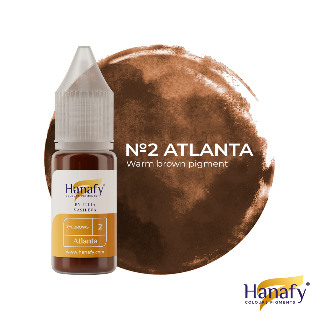 Hanafy - Pigment pentru sprâncene și pleoape N.2 ATLANTA