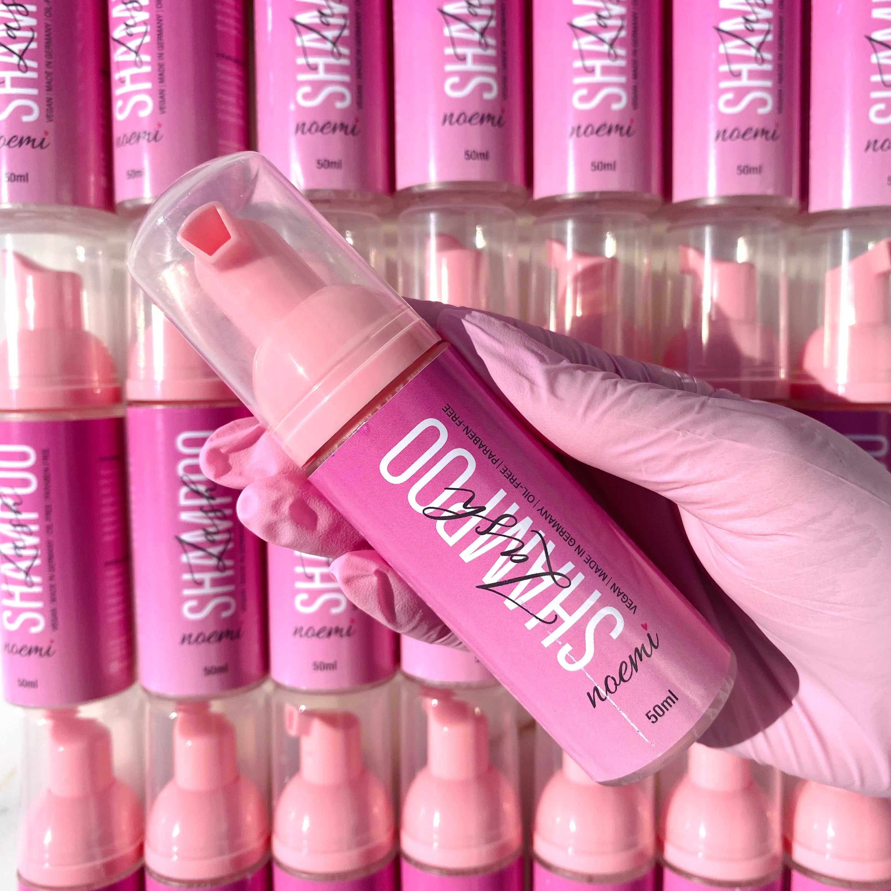 Șampon Pink pentru extensii de gene 50ml NOEMI