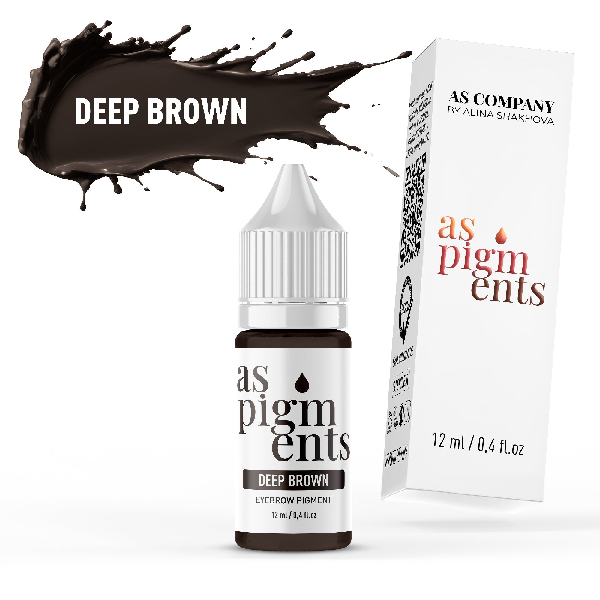 AS Pigments - DEEP BROWN Brow Pigment - mrpmu