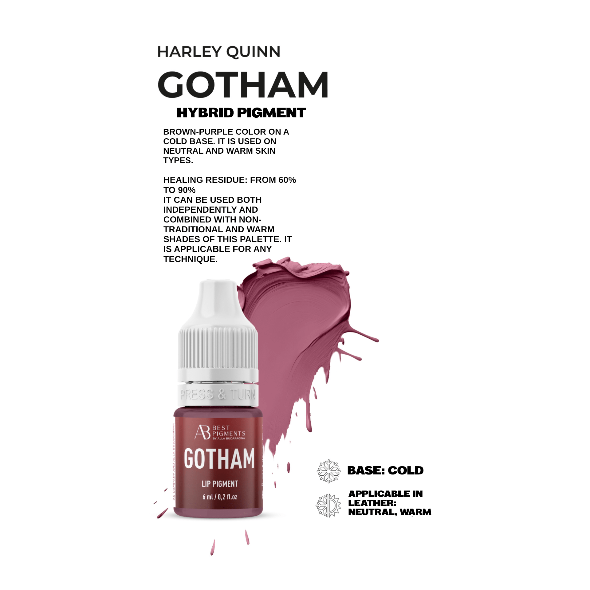 AS Pigments - GOTHAM (HARLEY QUINN) 6 ml - mrpmu