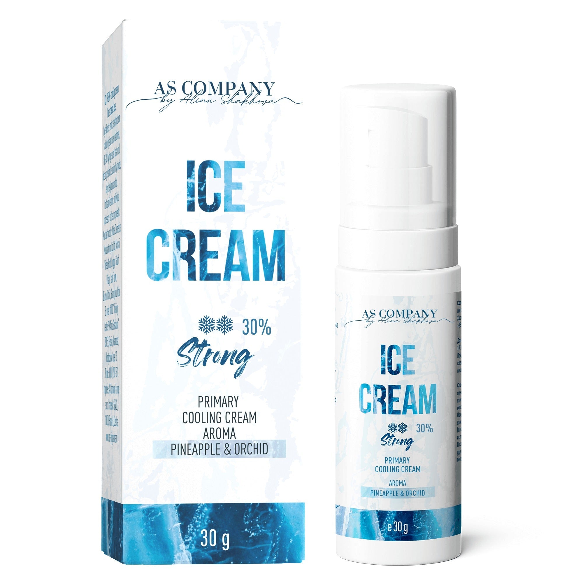 AS Pigments - Ice Cream / STRONG 30% (Cooling cream), 30 g - Mr.PMU