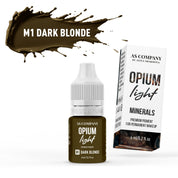 AS Pigments - M1 DARK BLONDE mineral eyebrow pigment (OPIUM LIGHT) - mrpmu