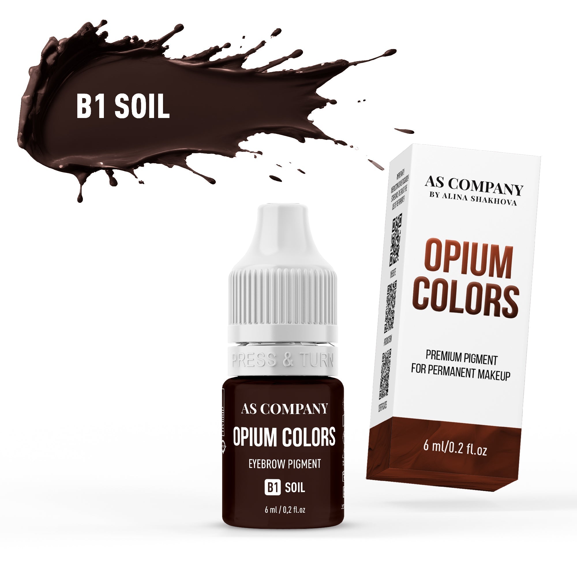 AS Pigments - OPIUM COLORS B1 SOIL Brow Pigment - mrpmu