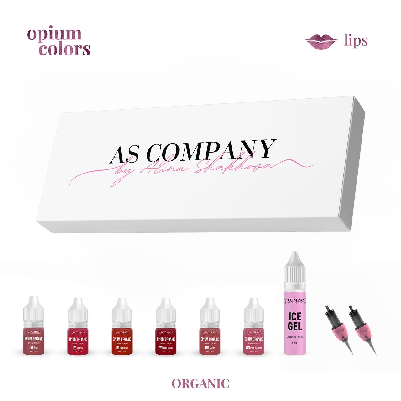 AS Pigments - OPIUM COLORS Lip set organico - mrpmu