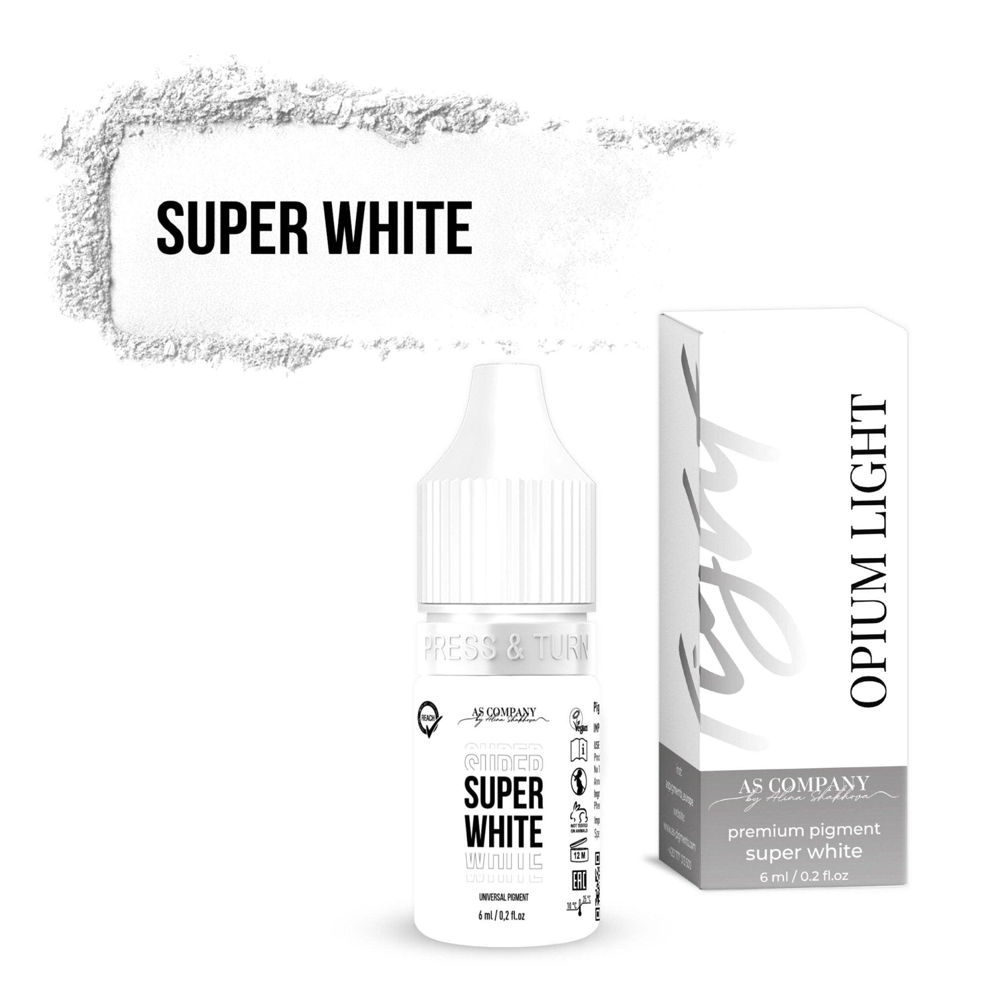 AS Pigments - SUPER WHITE universal pigment (OPIUM LIGHT) - mrpmu