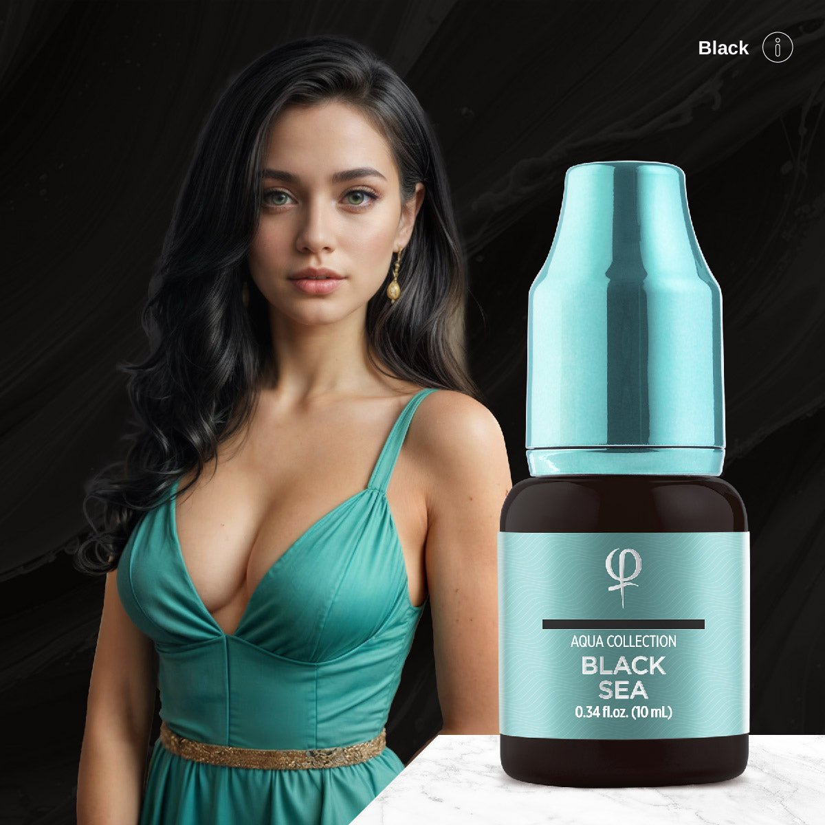 Black Sea PMU Pigment 10ml - Mr.PMU