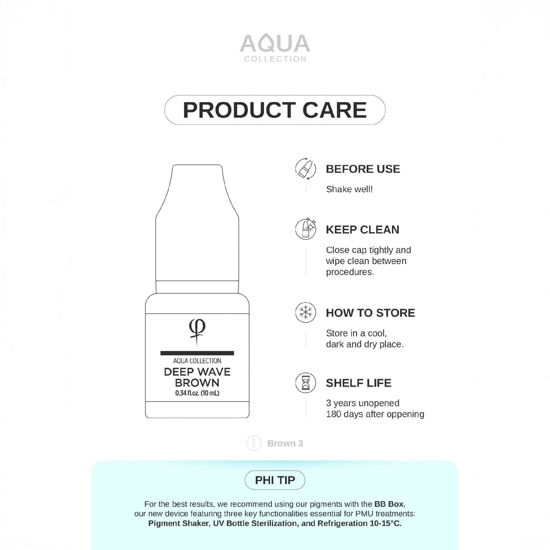 Deep Wave Brown PMU Pigment 10ml - Mr.PMU