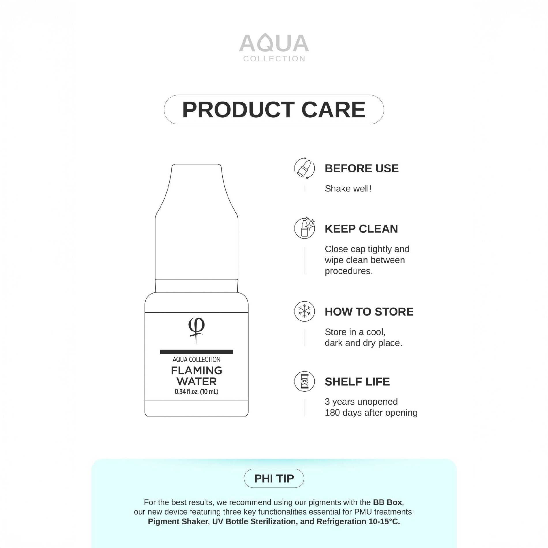 Pigment PMU Flaming Water 10ml