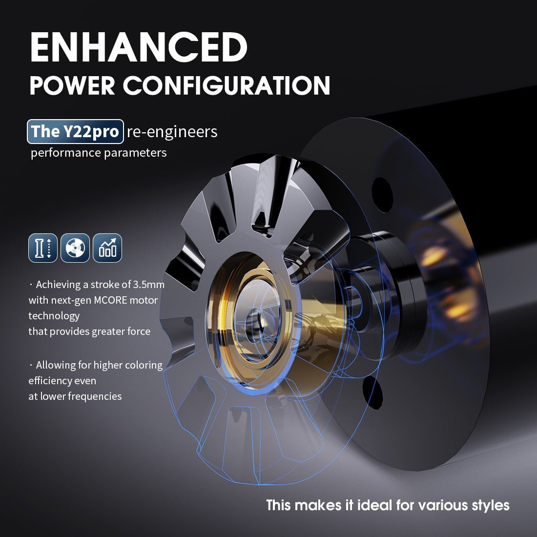 Mast Tour Y22 Pro Wireless Tattoo Pen Machine Wireless Bluetooth - Mr.PMU