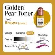 Perma Blend Luxe PMU Ink - Golden Pear Toner 15ml - mrpmu