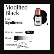 Perma Blend Luxe PMU Ink - Modified Black 15ml - mrpmu