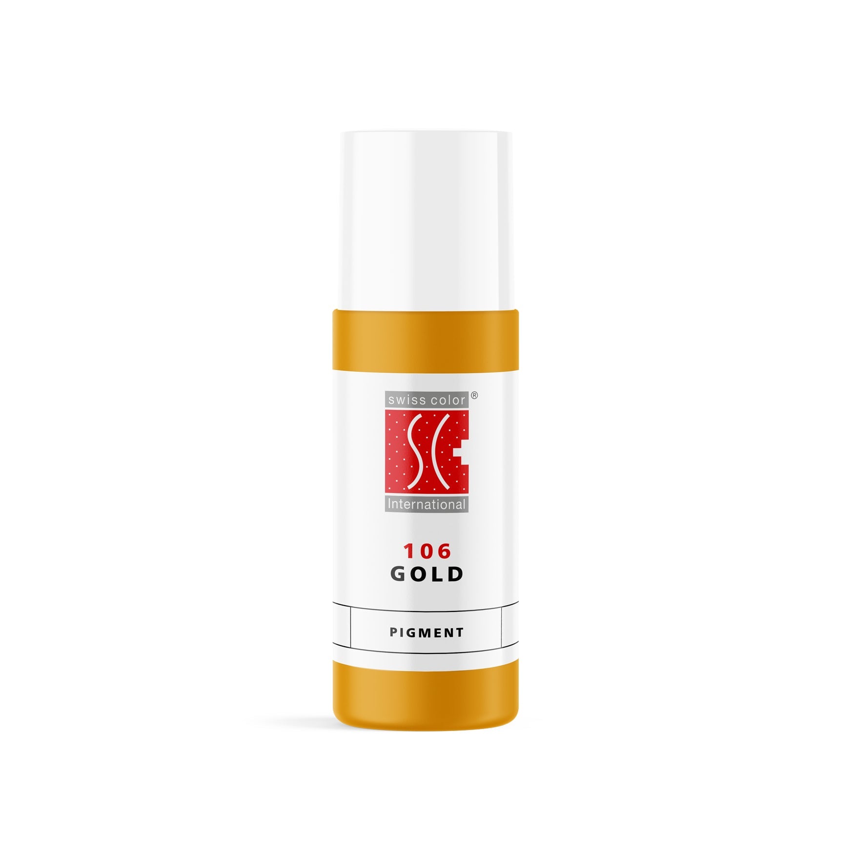 106 Gold - Pigment Permanent pentru Machiaj Mineral 5ml - Swiss Color - mrpmu