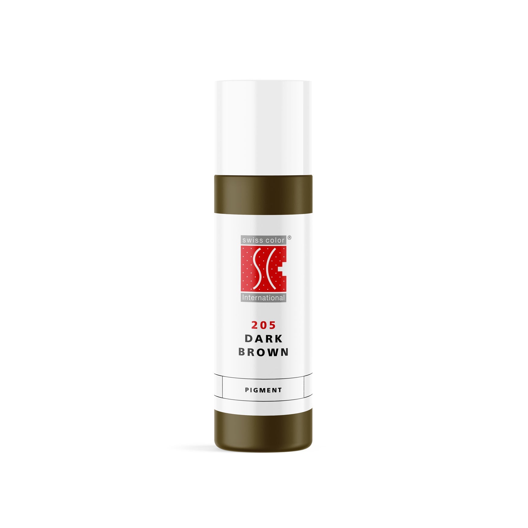 205 Dark Brown - Pigment pentru Machiaj Permanent 10 ml - Swiss Color - mrpmu