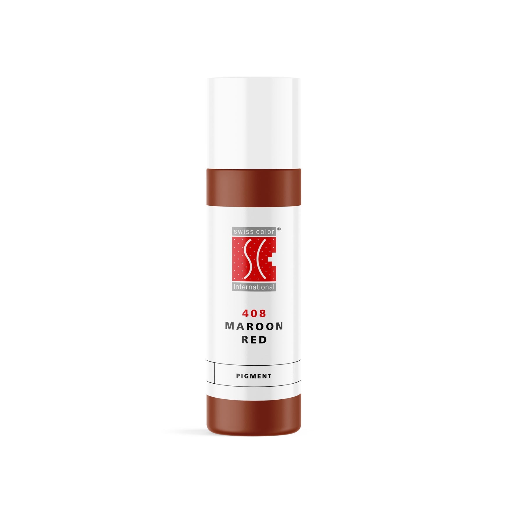 408 Maroon Red - Pigment pentru Machiaj Permanent 10ml - Swiss Color - mrpmu