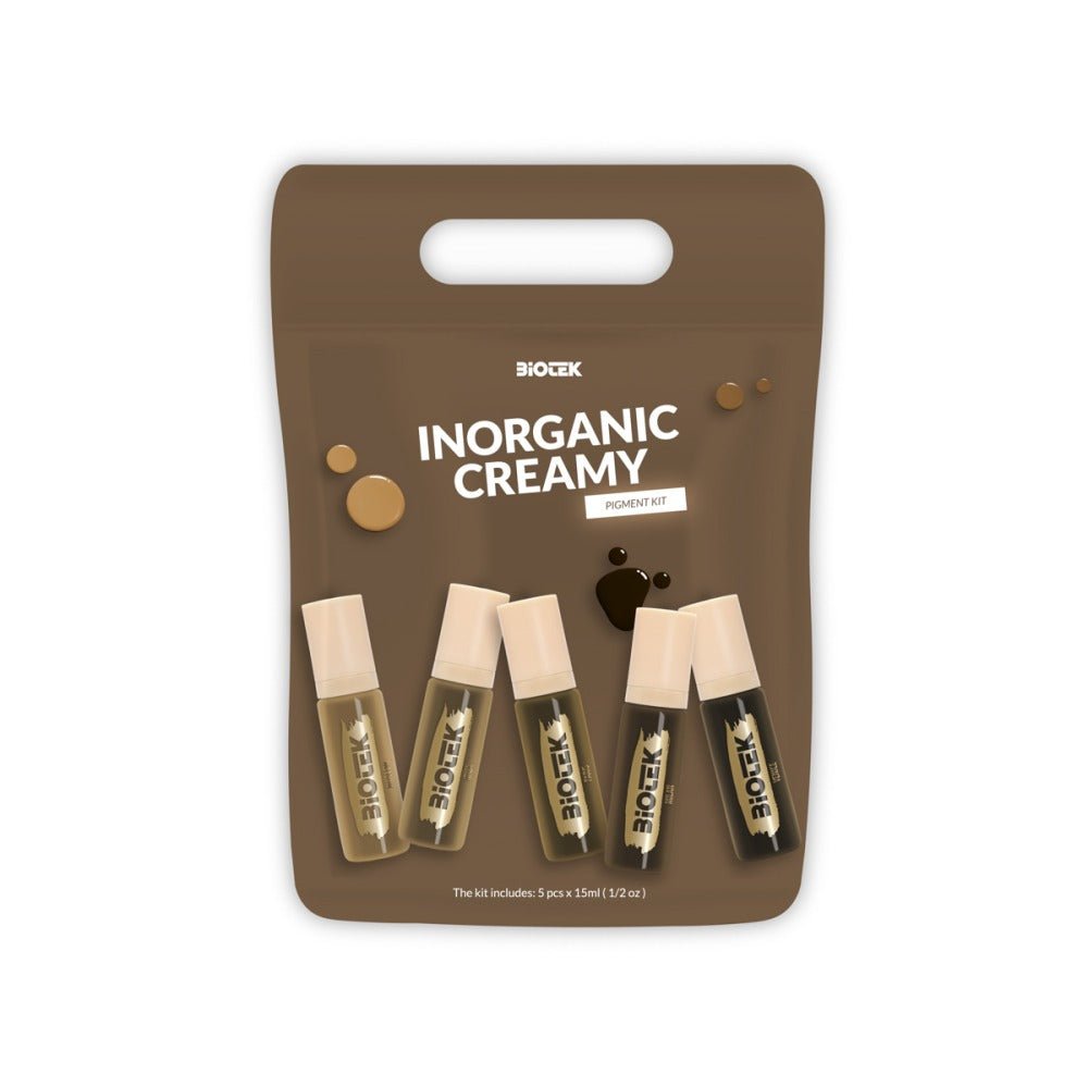 BIOTEK - Kit Sprâncene CREMOASE Inorganice - Mr.PMU
