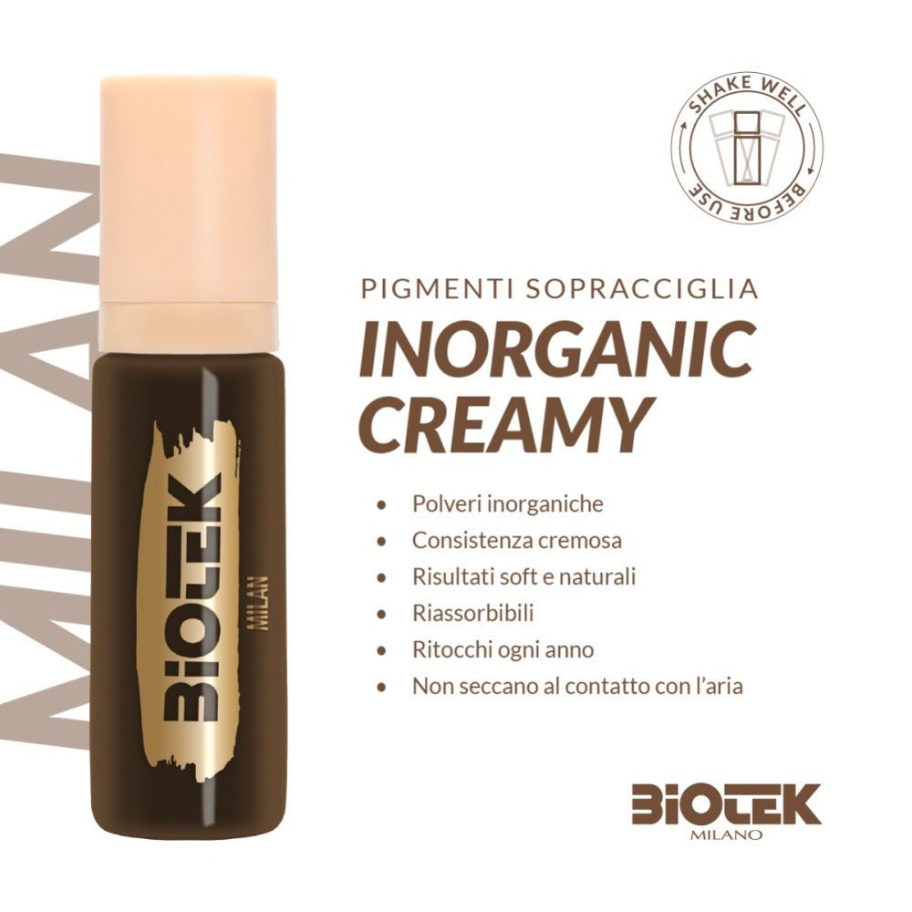 BIOTEK - Cremă Inorganic pentru Sprâncene - MILAN - Mr.PMU