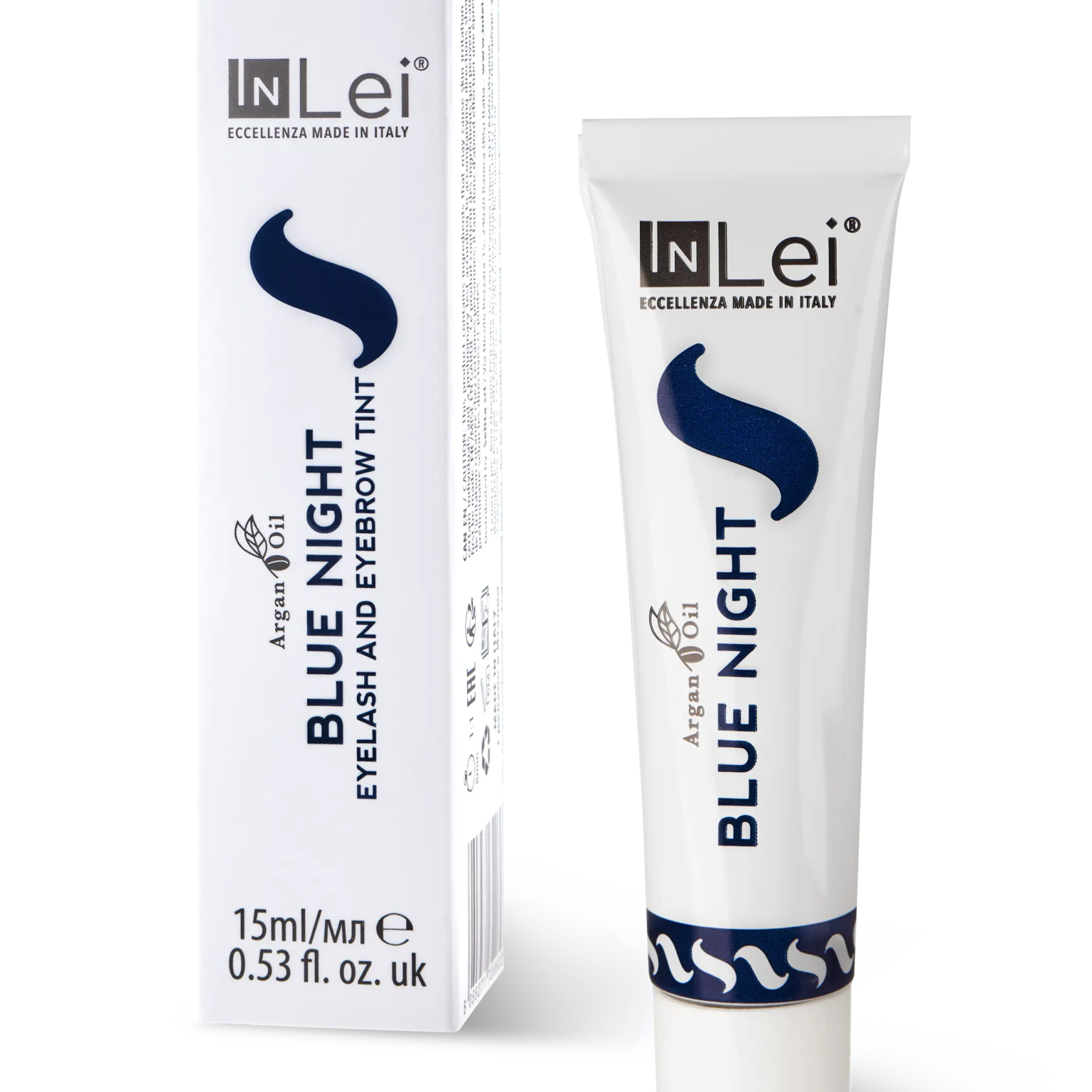 BLUE NIGHT nuanță negru - albastru pentru gene și sprâncene cu ulei de Argan 15ml - Mr.PMU