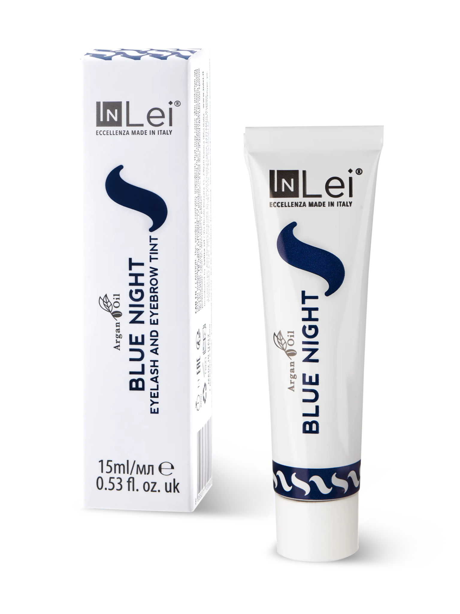BLUE NIGHT nuanță negru - albastru pentru gene și sprâncene cu ulei de Argan 15ml - Mr.PMU