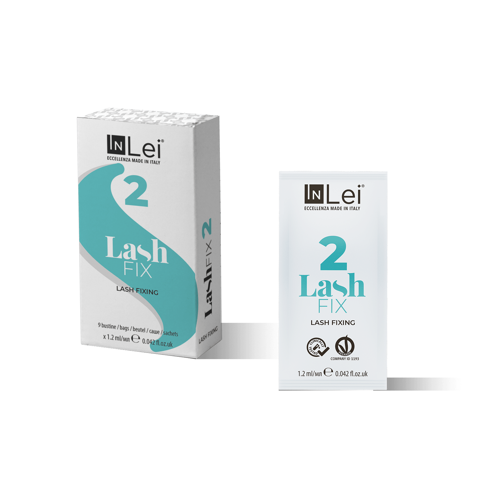 LASH FIX 2 MONODOSE fixare pentru gene 9 x 1,2ml - Mr.PMU