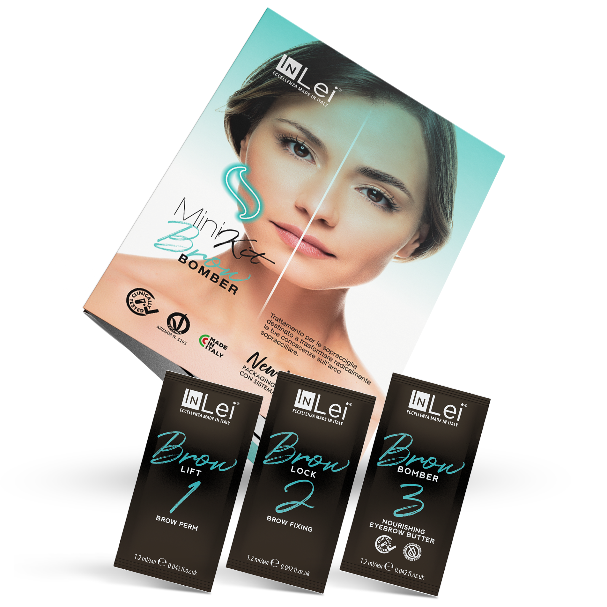 MINI KIT BROW BOMBER laminare sprâncene 3 x 1,2ml - Mr.PMU
