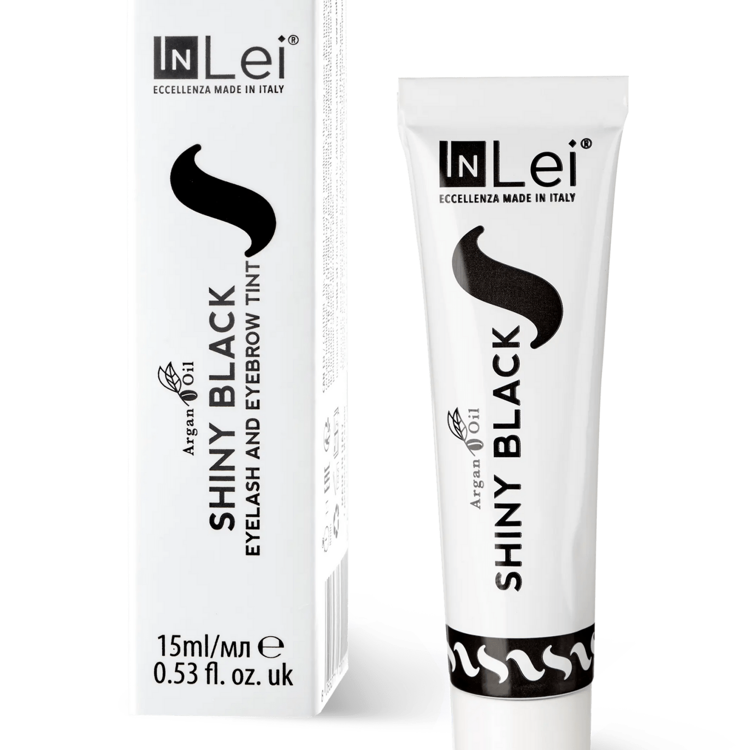 SHINY BLACK vopsea neagră pentru gene și sprâncene cu ulei de Argan 15ml - Mr.PMU