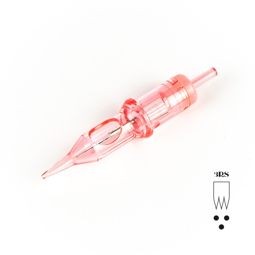 Cutie cu 20 Cartușe Kwadron PMU Optima - Round Shader - 0.25mm Point Taper TEXTURED - Mărimea acului 3 - mrpmu