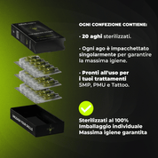 The Crown Killer – Aghi professionali micropigmentazione/PMU 0803RL 0.25mm (20 pz) - Mr.PMU