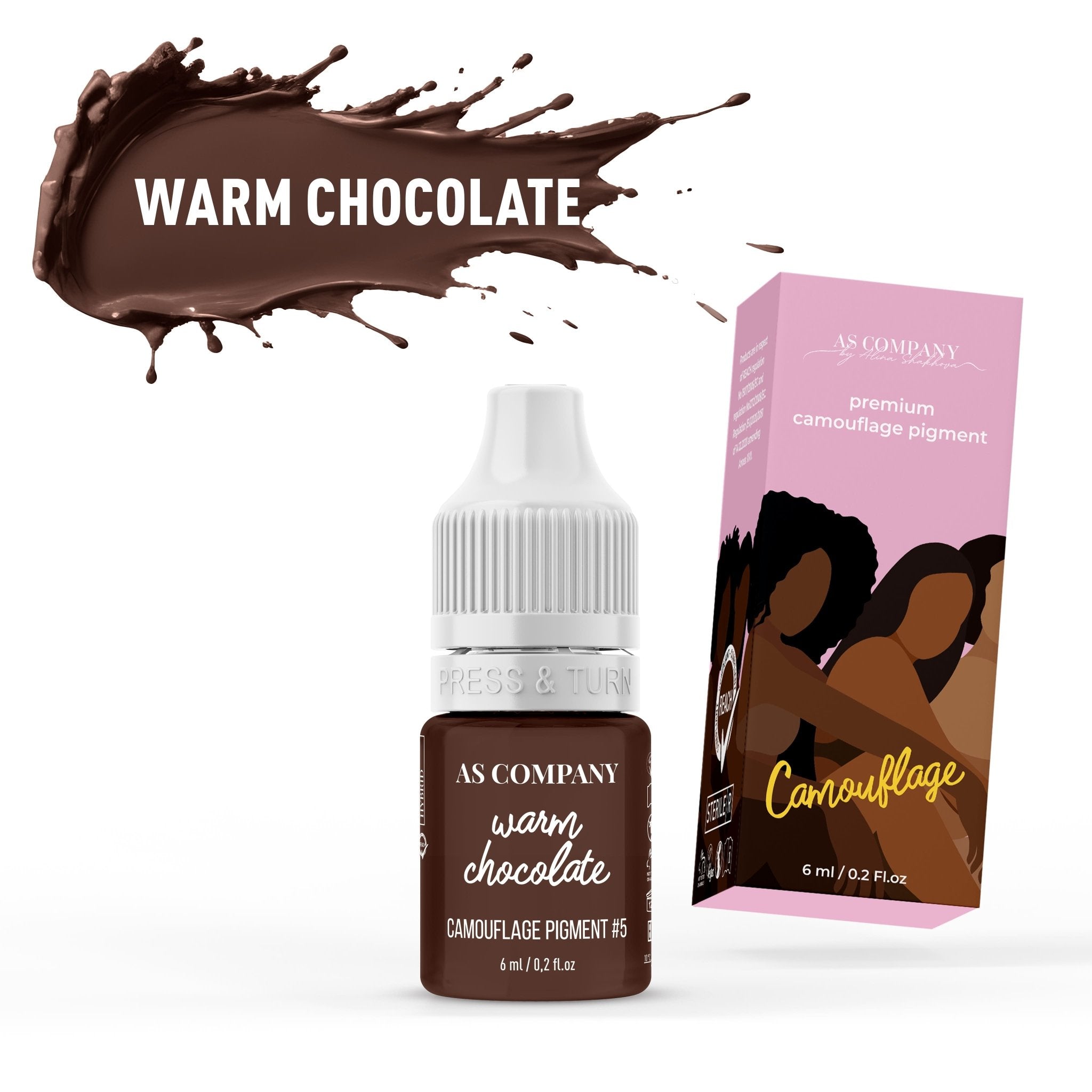 AS Pigments - 5 WARM CHOCOLATE 6ml - Mr.PMU
