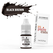 AS Pigments - BLACK BROWN Brow Pigment - mrpmu