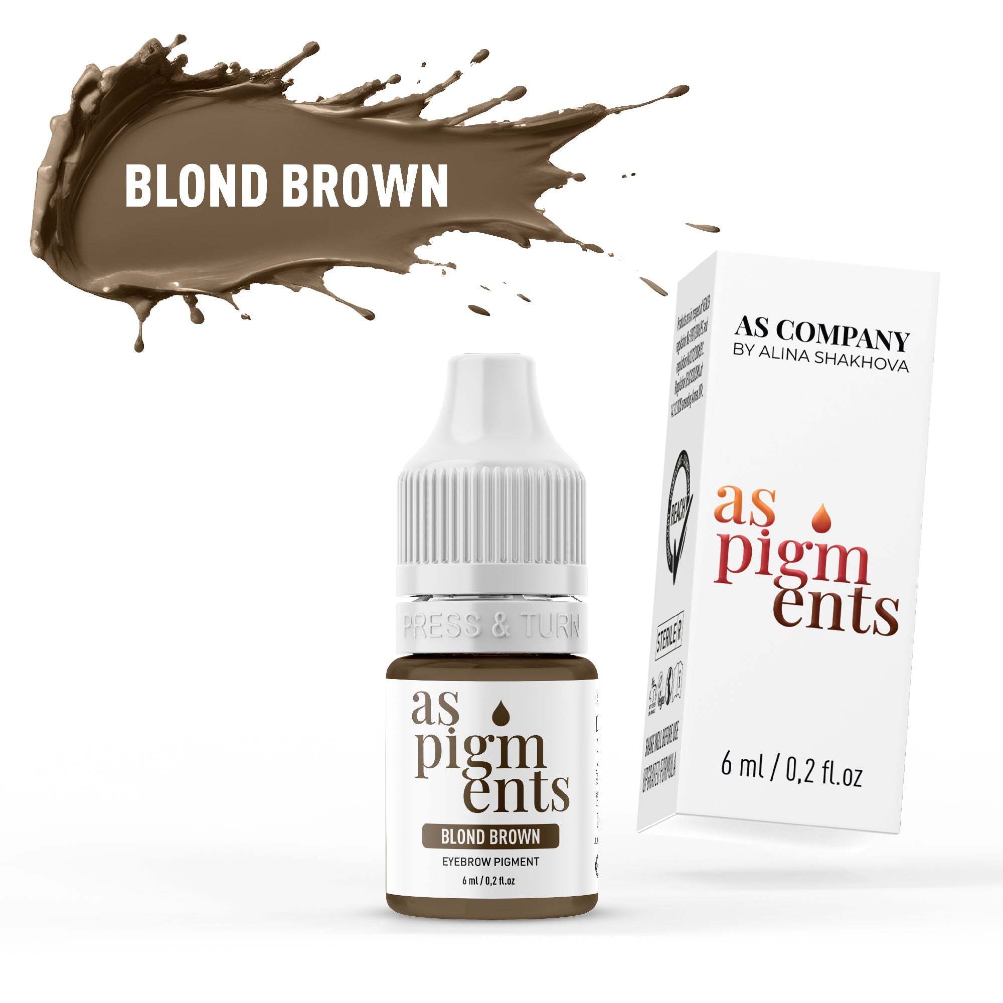 AS Pigments - Pigment pentru sprâncene BLOND BROWN - mrpmu