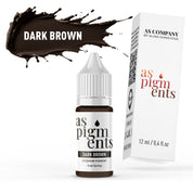AS Pigments - Pigment pentru sprâncene DARK BROWN - mrpmu