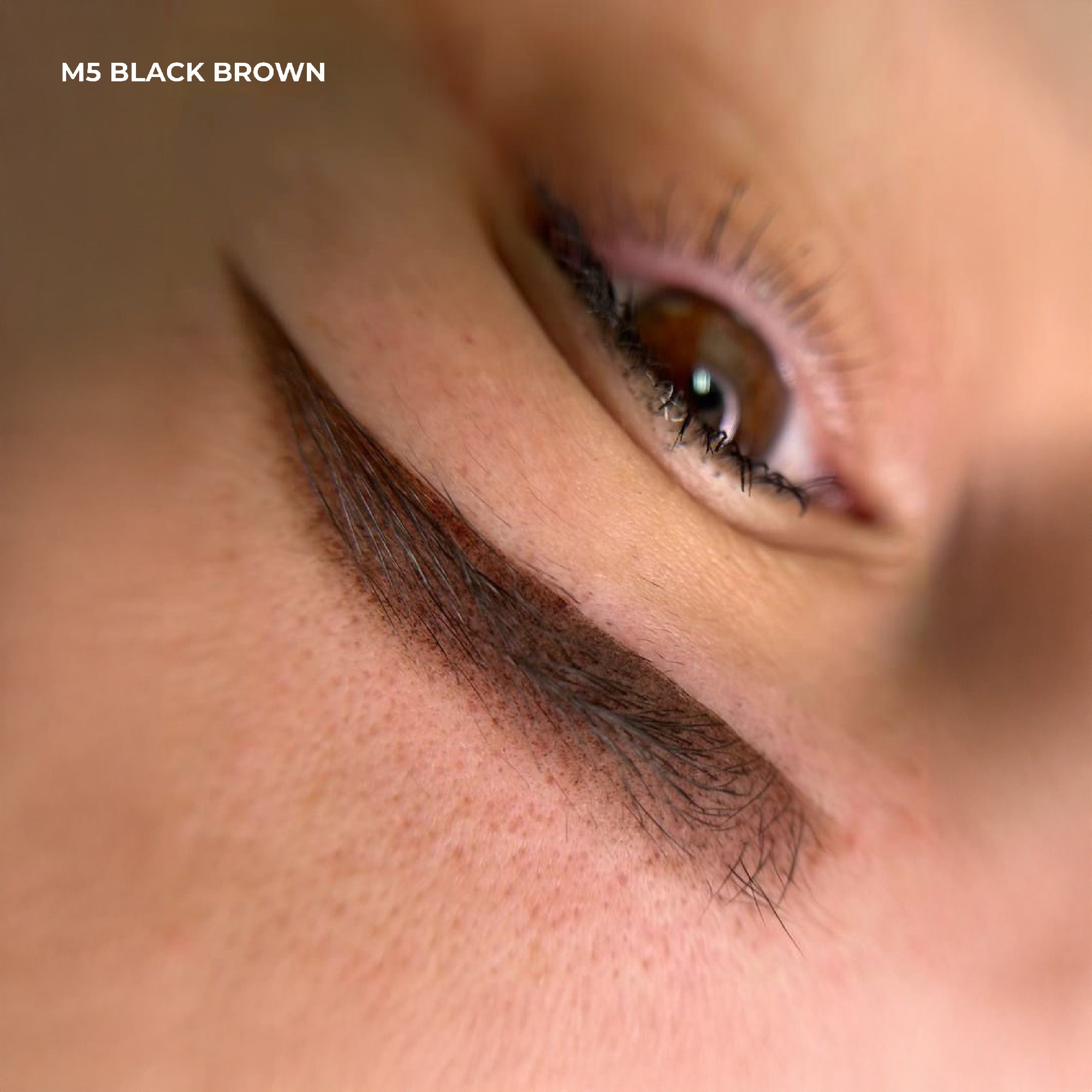 AS Pigments - Pigment mineral pentru sprâncene M5 BLACK BROWN (OPIUM LIGHT) - mrpmu