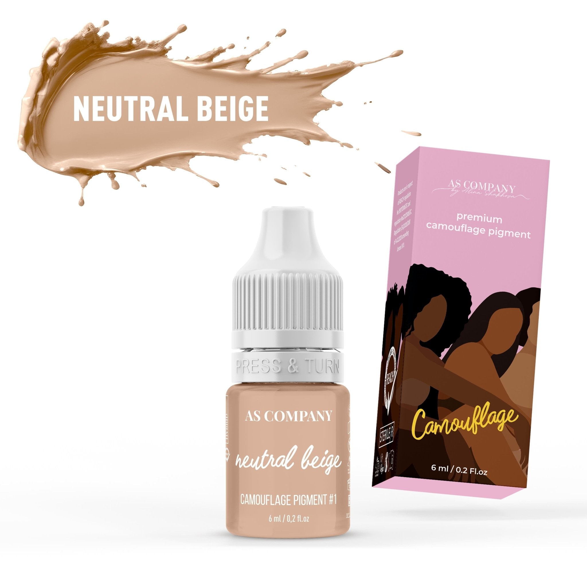 AS Pigments - BEJ NEUTRU 6ml - Mr.PMU