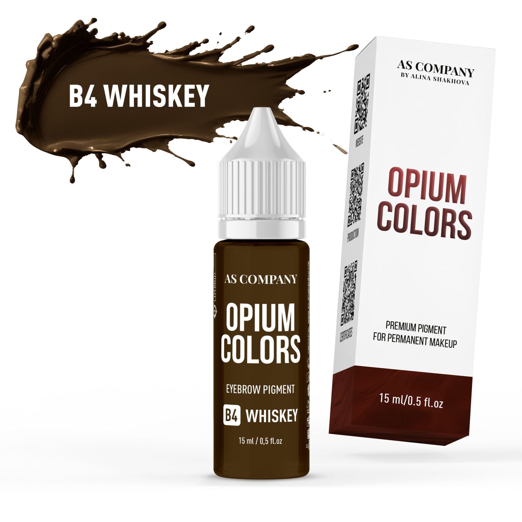 AS Pigments - OPIUM COLORS B4 WHISKEY Pigment pentru sprâncene - mrpmu