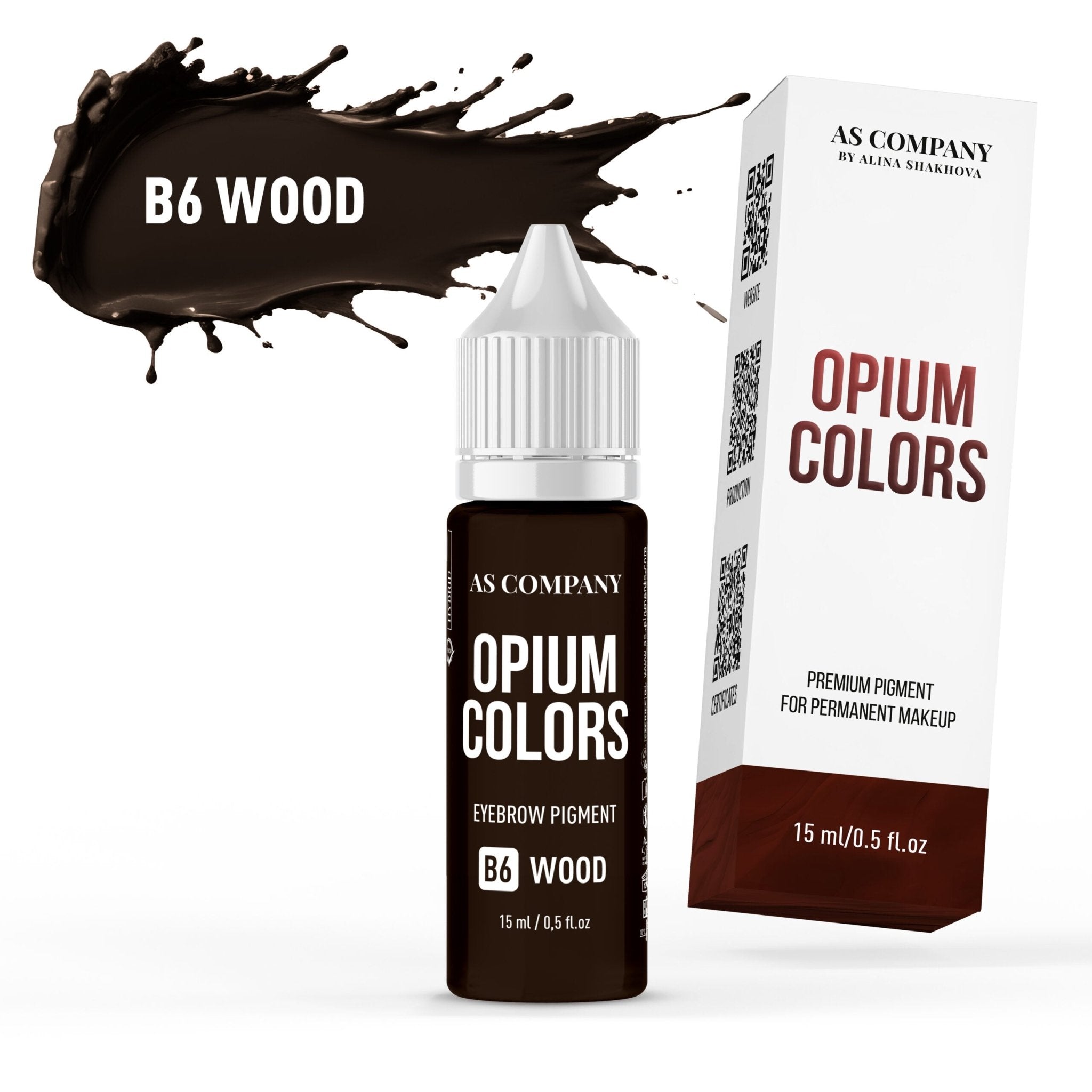 AS Pigments - PIGMENT PENTRU SPRÂNCENE OPIUM COLORS B6 WOOD - mrpmu