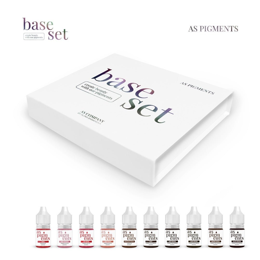 AS Pigments - Set de bază OPIUM COLORS Hybrid 6ml - Mr.PMU