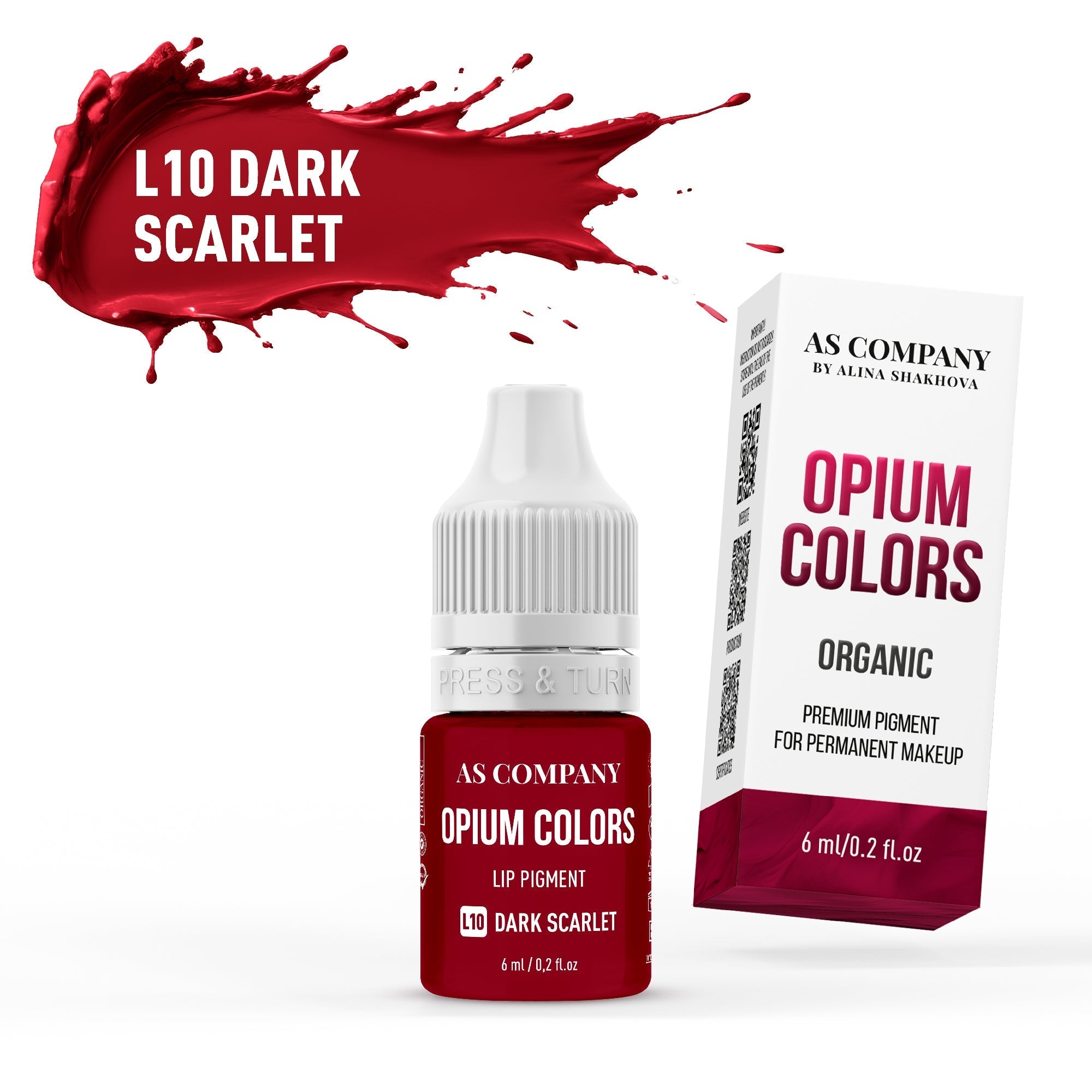 AS Pigments - Set buze OPIUM COLORS organic - mrpmu