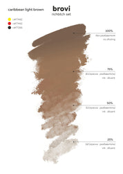 Brovi PMU Pigments - Caribbean Light Brown 5ml - Mr.PMU