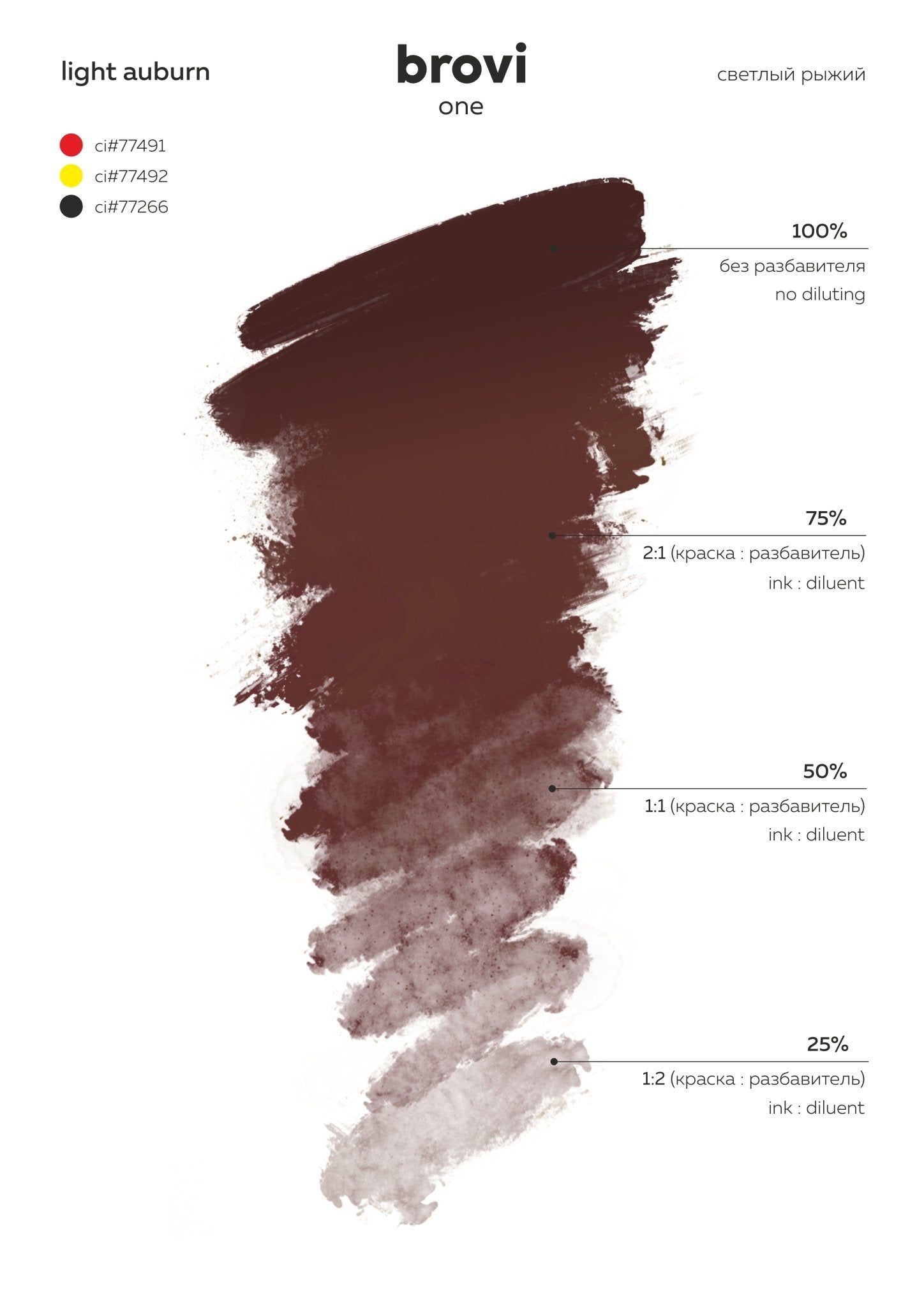 Brovi PMU Pigments - Light Auburn - Mr.PMU