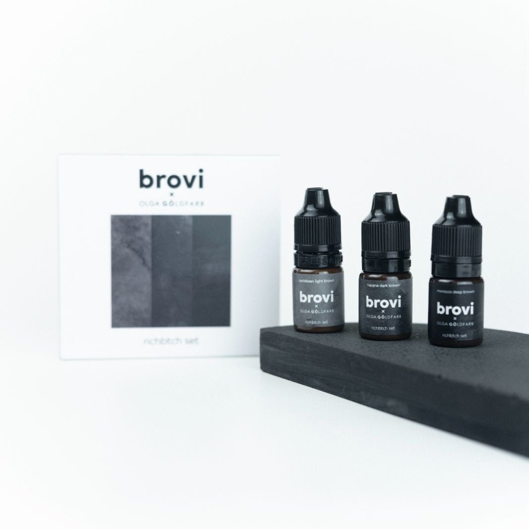 Pigmenți Brovi PMU - Set RichBtch 3 x 15ml - Mr.PMU