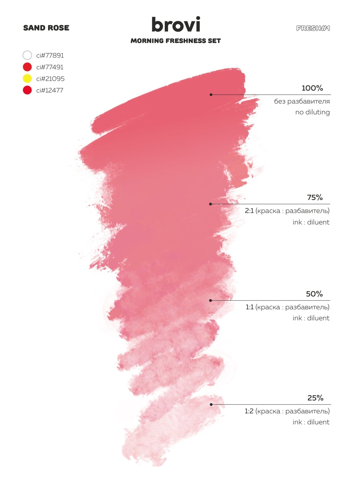 Brovi PMU Pigments - Sand Rose - Mr.PMU