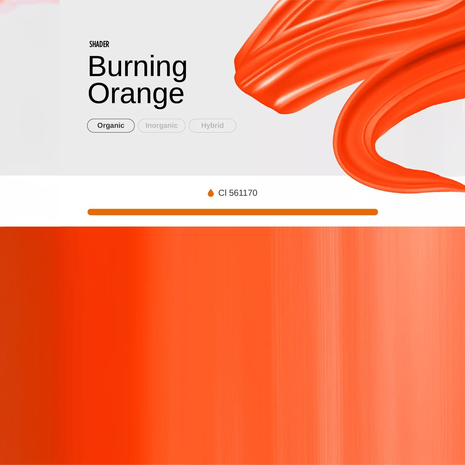 Pigment Burning Orange PMU Mix Shader 10ml - mrpmu