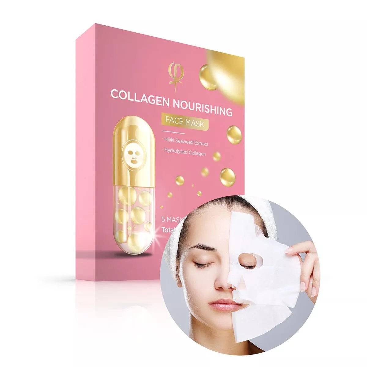 Collagen Nourishing Face Mask 1 x 5pcs - Mr.PMU