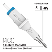 Pachet de 20 cartușe Vertix Pico Magnum Curved Long Taper - mrpmu