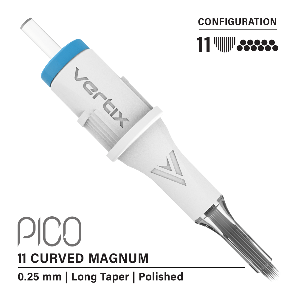 Pachet de 20 cartușe Vertix Pico Magnum Curved Long Taper - mrpmu