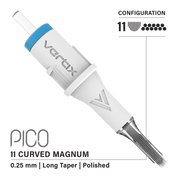 Pachet de 20 cartușe Vertix Pico Magnum Curved Long Taper - mrpmu