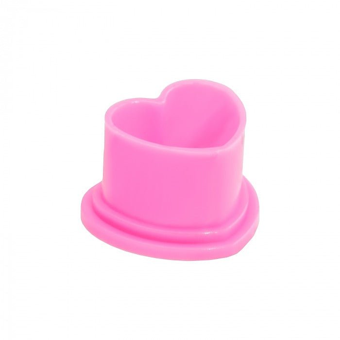 Pachet cu 500 de recipiente pentru pigmenți Saferly Heart - Roz - mrpmu
