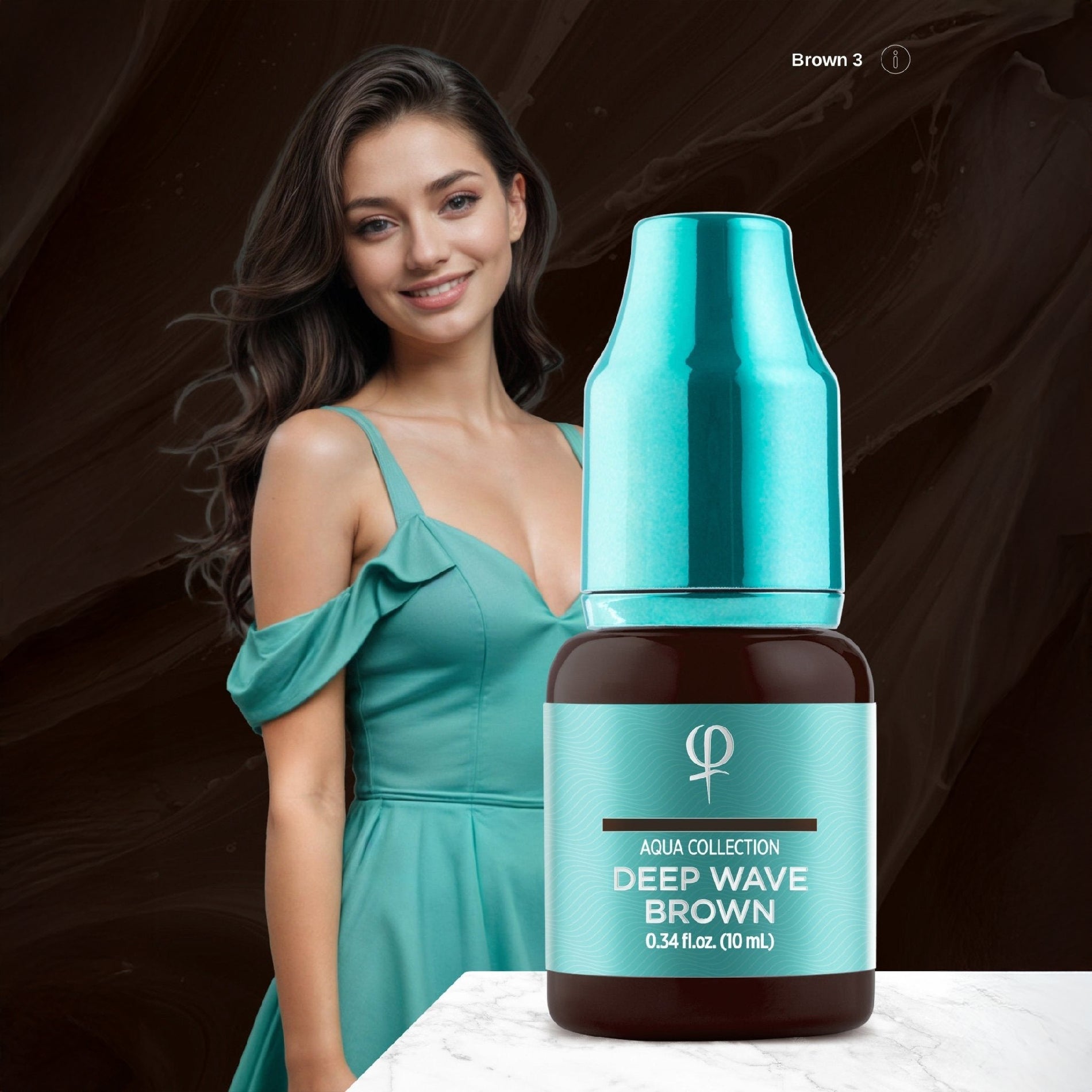 Pigment PMU Deep Wave Brown 10ml - Mr.PMU