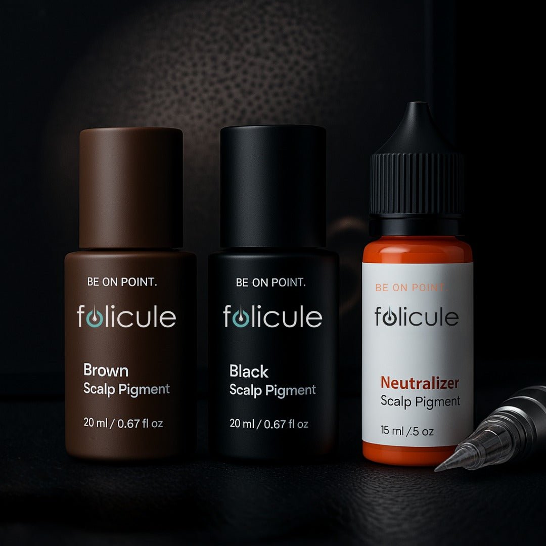 FOLICULE x HANAFY - Set Pigmenți pentru Scalp Complet - Mr.PMU