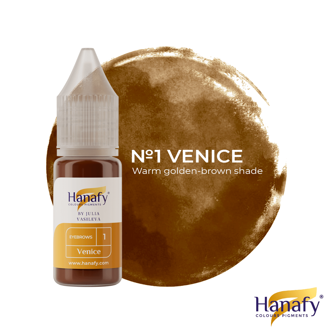 Hanafy - Pigment pentru sprâncene și pleoape N.1 VENICE - Mr.PMU